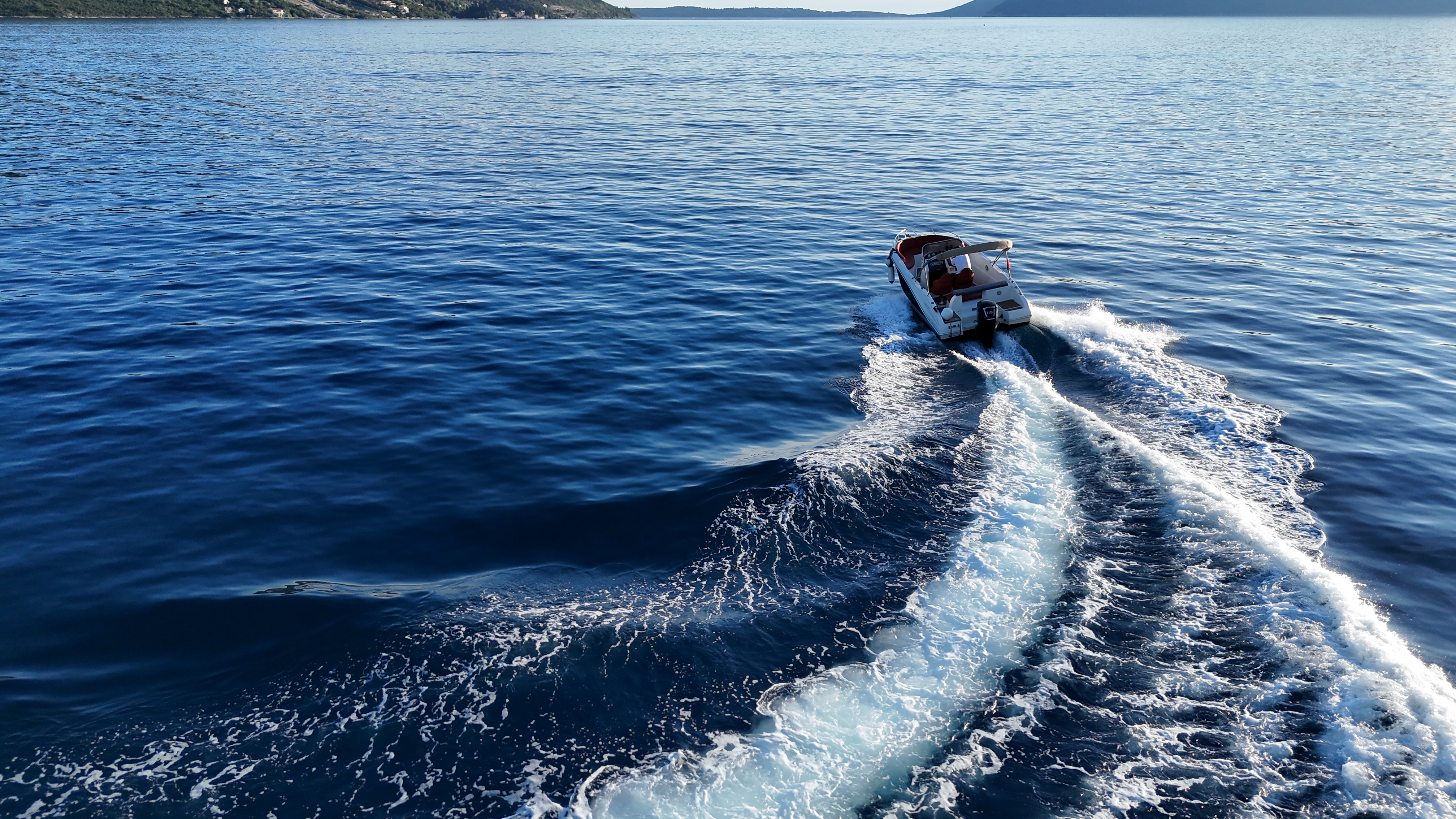 Boating along the coast